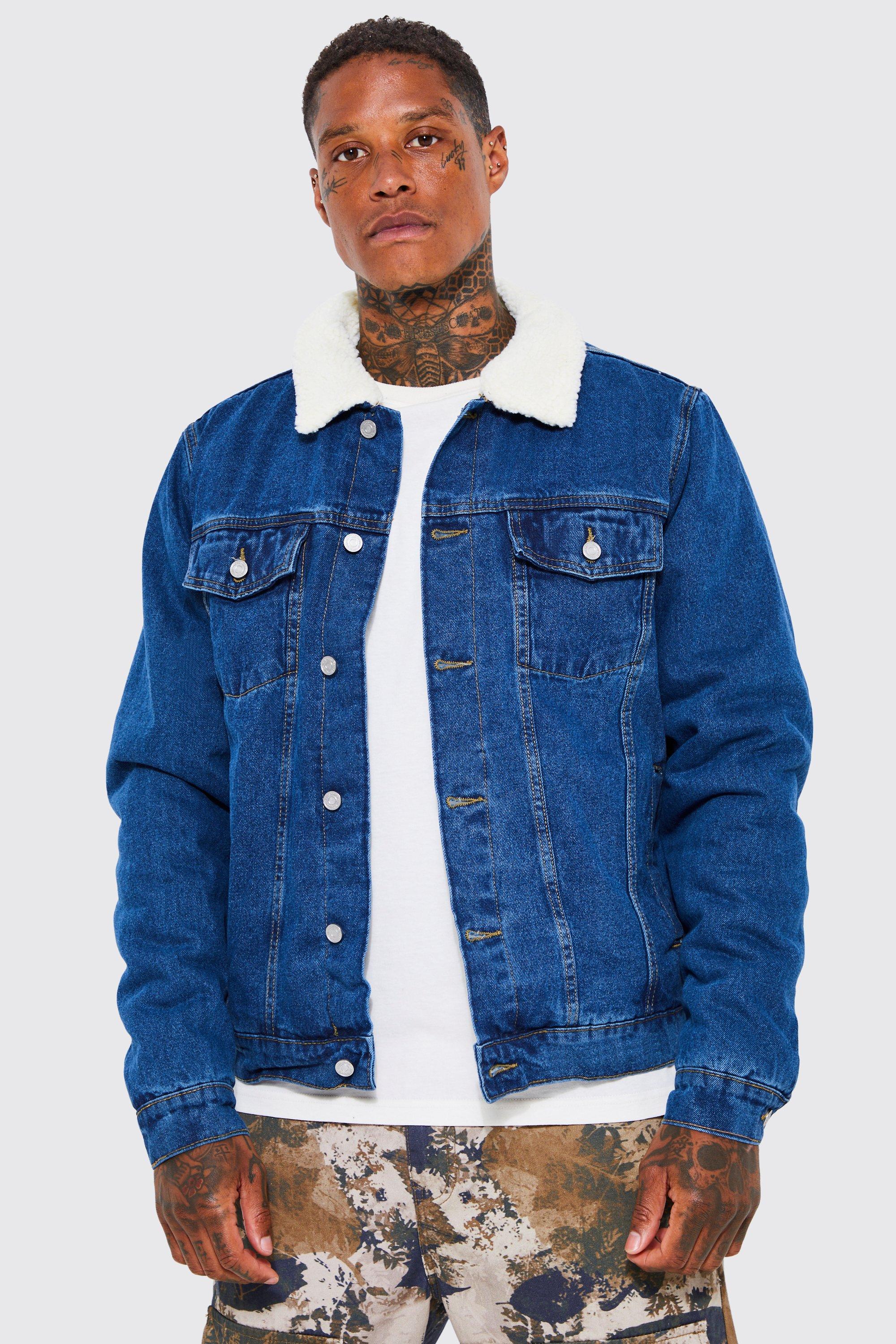 Blue borg outlet jacket